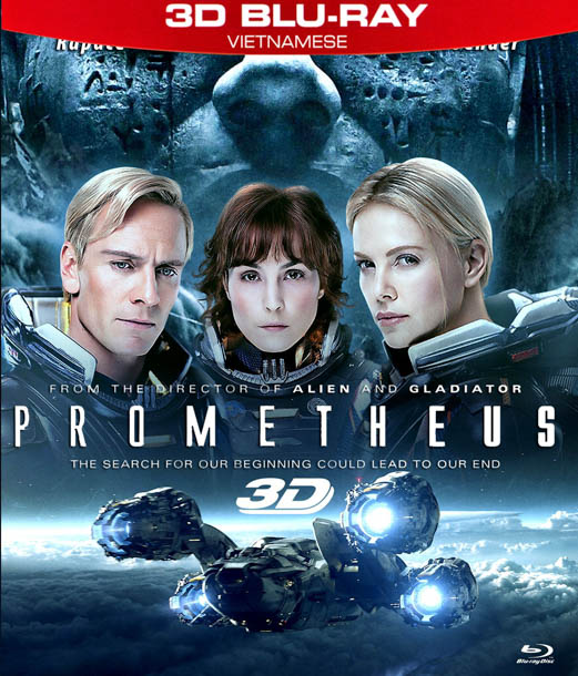 F214. PROMETHEUS - BÍ ẨN HÀNH TINH CHẾT 3D 50G (DTS-HD 7.1)  